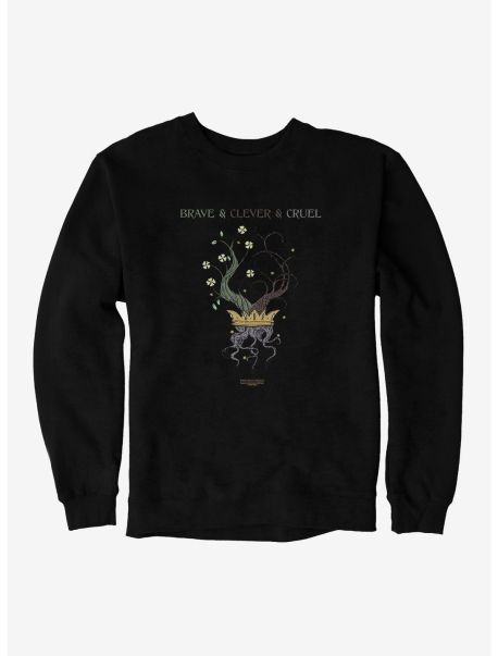Sweaters Girls The Cruel Prince Sinister Enchantment Collection: Brave Clever Cruel Sweatshirt 